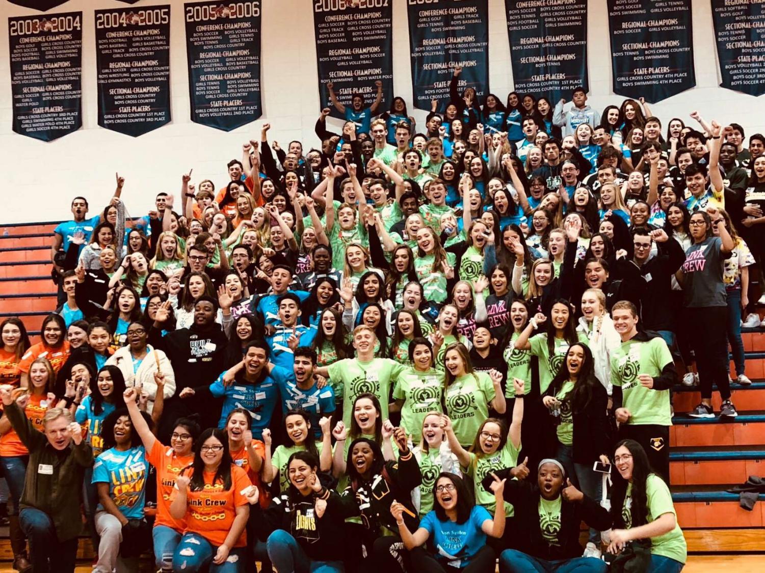 Link Crew conference at Naperville North High School on October 30th, where link crew leaders from surrounding schools came together to discuss ways of improving the program.
Photo courtesy of Jeana Parry.