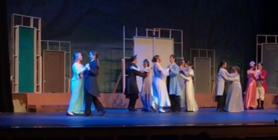 The Drama Department’s “Pride and Prejudice” had a dress rehearsal two days before the opening night.