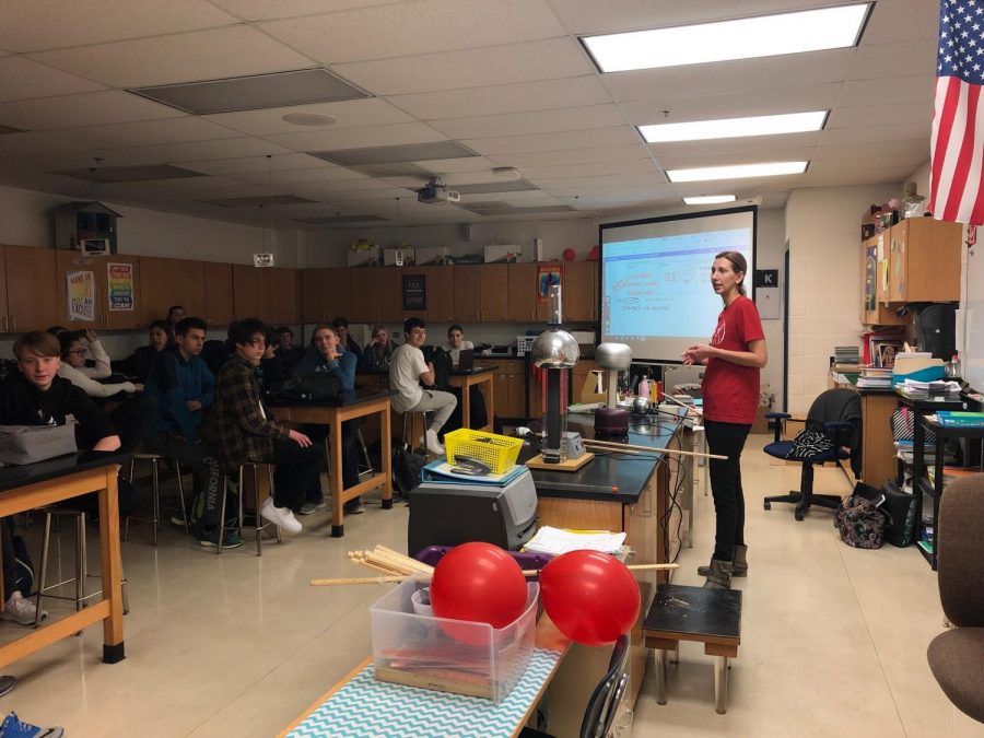 “By allowing students to take physics during their third year, they will have had more math background to help aid this course. I think we will find a boost in students’ confidence to tackle the heavy problem solving skills that are required in our different physics levels,” said science teacher Tina Bialek. Bialek teaches a couple sections of Physics, which is currently only being offered to sophomores.