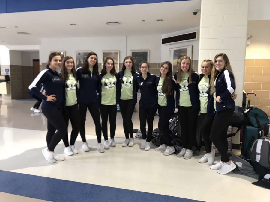 The+varsity+dance+team+holds+a+state+send+off+every+year+they+attend+the+IHSA+state+competition.+%E2%80%9CTo+be+a+team+in+the+state+finals+is+a+big+accomplishment.+Appearing+at+state+proves+that+the+work+youve+put+in+has+paid+off+and+allows+your+team+to+compete+against+the+top+teams+in+the+state%E2%80%9D+said+Antonopoulous.+