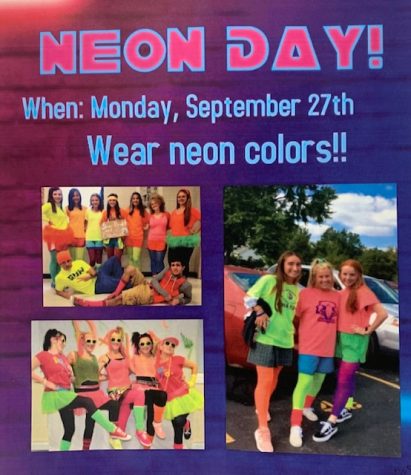 neon outfits for school