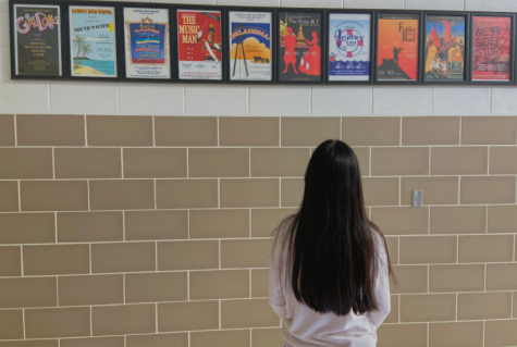 Drama club president Isabella Nispersos reflects on the previous productions Lemont High School has put on and thinks about what future productions will be added to the wall of fame. “Whatever decisions are made, I know that everyone just wants to be represented  in the best way possible, and this is my open and honest opinion,” Nisperos said.