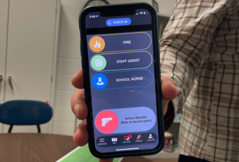 The teachers can notify staff in the building at any time a crisis occurs. The teachers software includes easy access to fire rescue, staff assistance as well as the school nurse.