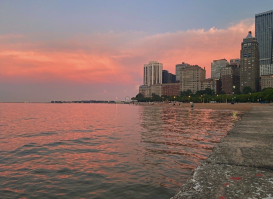 Chicago at sunrise can be enough of an attraction on its own.