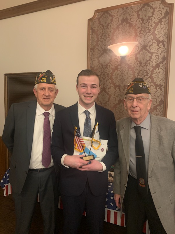 In celebration of his winning essay, Andrew attended an award ceremony alongside numerous veterans in awe of his work. “During the ceremony, they said all of the wars that the United States have been a part of and all the veterans stood up. Just to be in a room with men and women who have given their all and sacrificed their lives,” Kula said.
