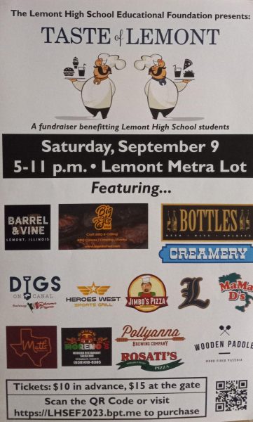 Taste of Lemont is set for September 9 in downtown Lemont. 