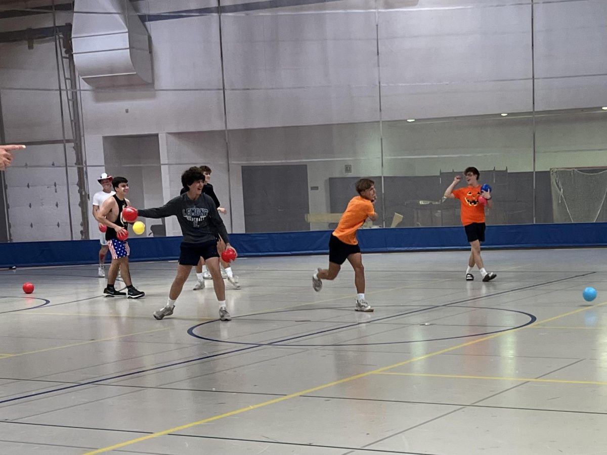Wednesday’s PE games included a highly competitive dodgeball tournament between classes.
