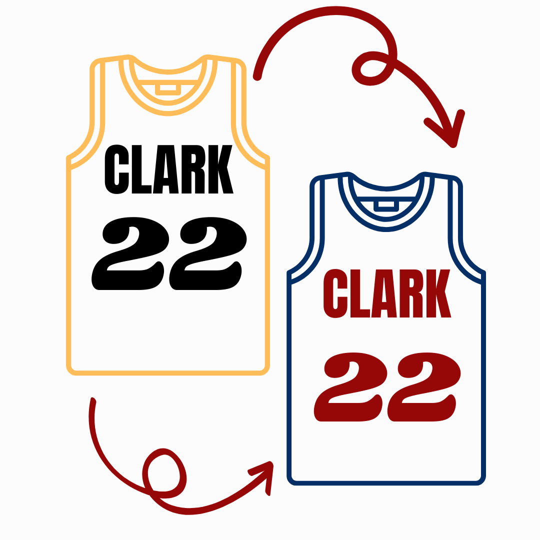 No. 1 WNBA draft pick Caitlin Clark trades her Iowa Hakeyes jersey for a chance to play for the Indiana Fever.