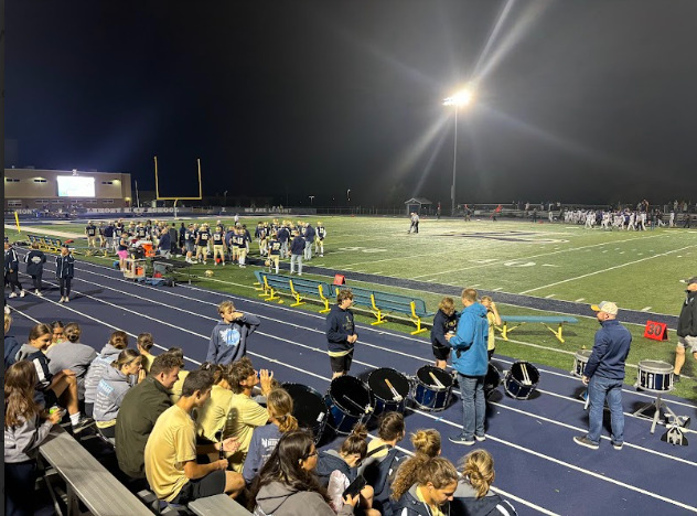 Photo of the LHS football field during the Homecoming football game