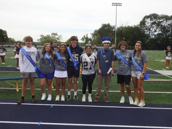 Crowned in blue, gold: Homecoming Court royalty announced during assembly