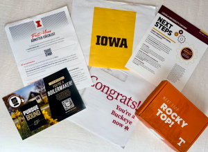 During the winter months, college-bound seniors find out if they get accepted into their top schools.