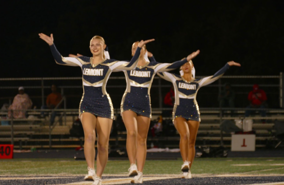 Homecoming halftime show blows LHS students away