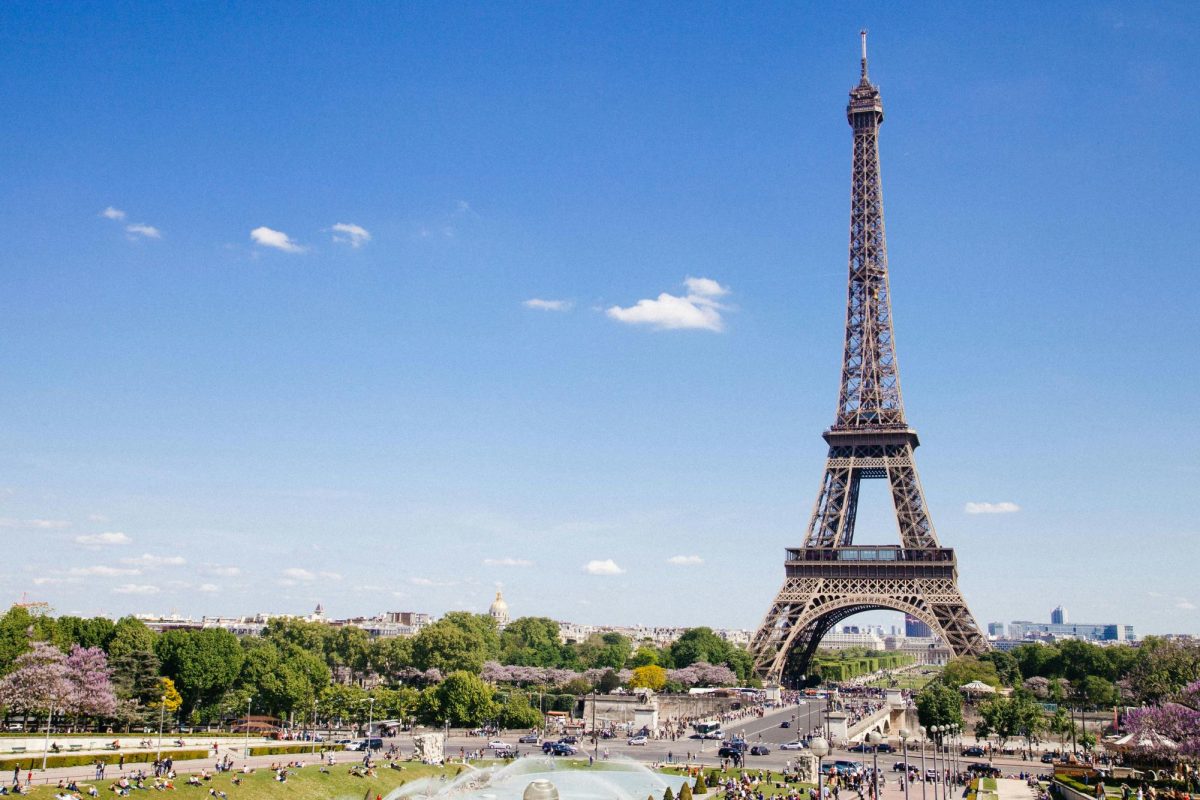 The Eiffel Tower in Paris where Paris Fashion Week takes place.
