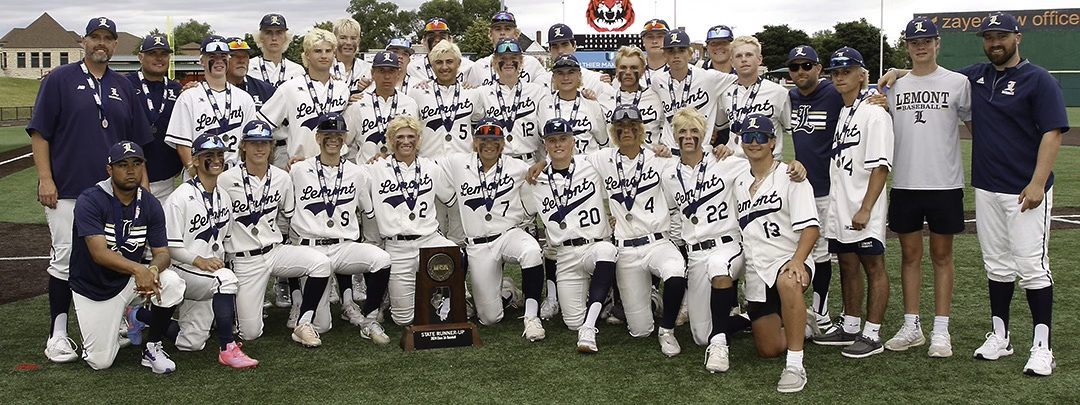 Lemont High School’s varsity baseball team secured the title of state runner-up in their 2024 season.