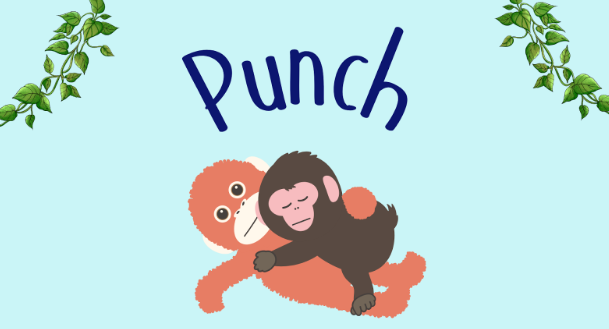 Punch wins over the hearts of many viewers by cuddling with his comfort stuffed animal.
